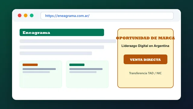 Modelo de aplicación comercial y proyectos digitales para eneagrama.com.ar